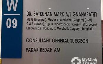 对比关于Dr Mark Surgical Clinic提供的 位于 Ampang Jaya骨科学的评论、价格和成本| EEFD33