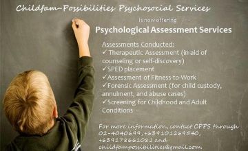 Compare Reviews, Prices & Costs of Psychiatry in Philippines at Childfam Possibilities Psychosocial Services | M-P49-37