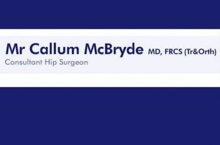 Dr Callum McBryde -The Royal Orthopaedic Hospital